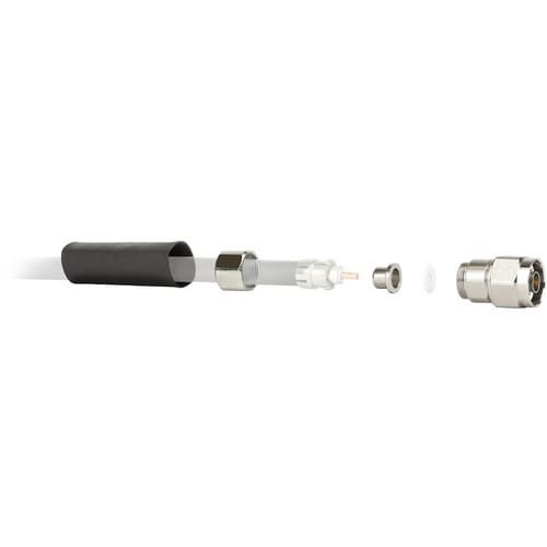 PACKAGED N MALE CONNECTOR NO SOLDER 400 CABLE QTY 10 BAGGED