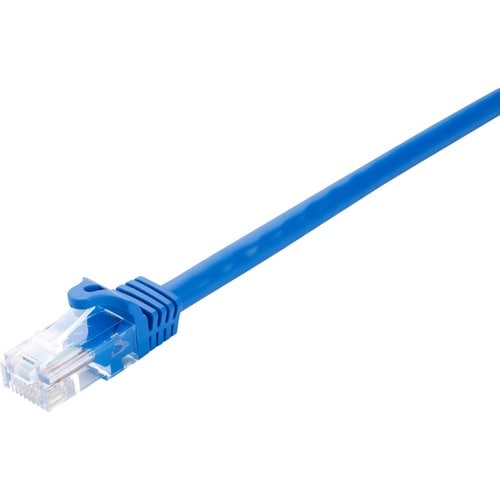 Câble V7 bleu Cat6 non blindé (UTP) RJ45 mâle vers RJ45 mâle 2 m 6,6 pi