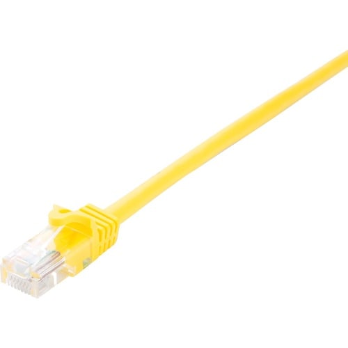 Câble V7 jaune Cat6 non blindé (UTP) RJ45 mâle vers RJ45 mâle 0,5 m 1,6 pi