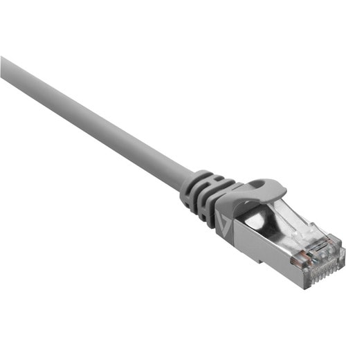 Câble V7 Cat7 blindé et déjoué (SFTP) gris RJ45 mâle vers RJ45 mâle 3 m