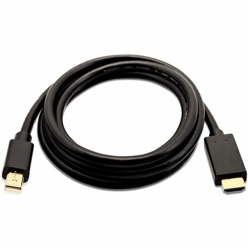 Câble Mini DisplayPort mâle vers HDMI mâle V7 2 m (6,6 pi) noir