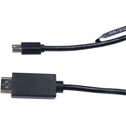 Câble Mini DisplayPort mâle vers HDMI mâle V7 2 m (6,6 pi) noir