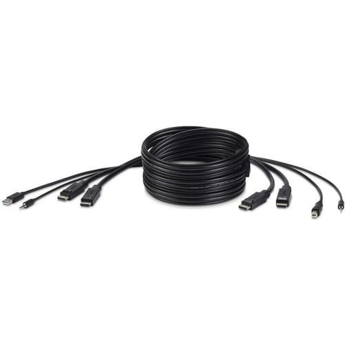 Belkin TAA DUAL DP/USB/AUD SKVM CBL