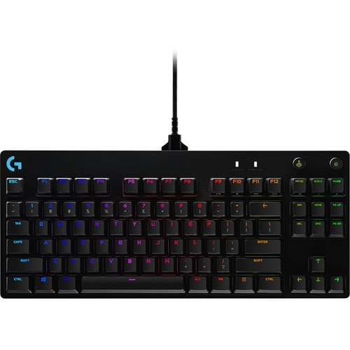 TECLADO MECÁNICO PARA JUEGOS LOGITECH G PRO AZUL CON CLIC