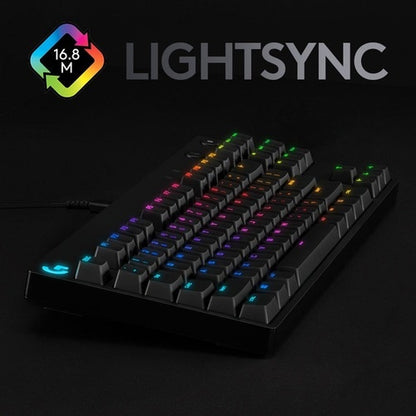 Clavier de jeu mécanique Logitech G Pro bleu cliquable