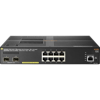 ARUBA 2930F 8G POE+ 2SFP+ TAA SWCH PL 35