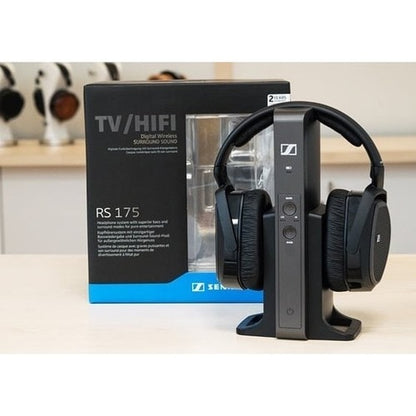 Sennheiser HDR 175 Headphones - Stereo - Wireless - RF - 328.1 ft - 17