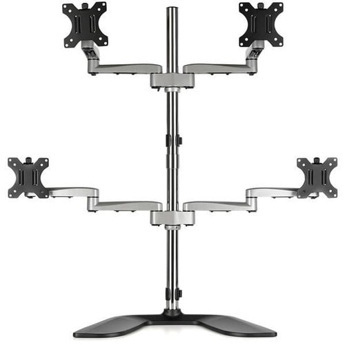 StarTech.com Soporte para cuatro monitores, escritorio VESA 4 Mo
