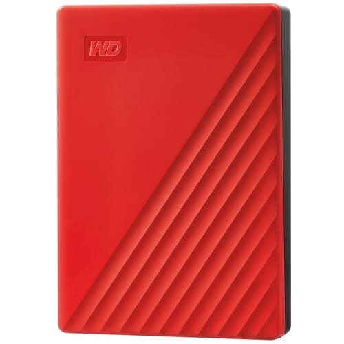 4TB MY PASSPORT PORTABLE HD USB 3.0 RED