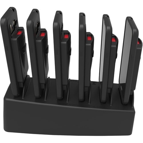 Cargador Socket Mobile de 6 bahías para DuraSled (solo estuche)