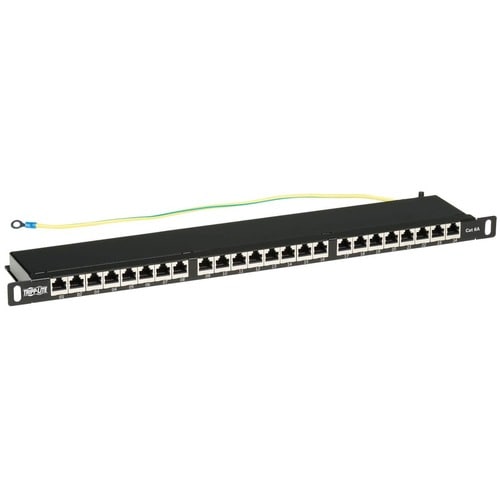 Panel de conexión Cat6a de 24 puertos N252A-024-HUSHK de Tripp Lite by Eaton