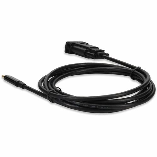 AddOn 2m USB 3.1 (C) Male to VGA Male Black Cable