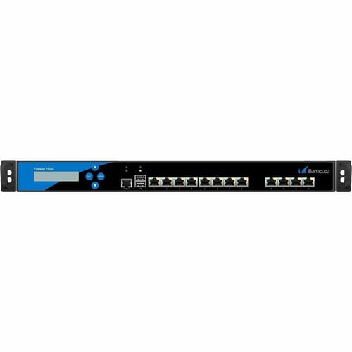 Barracuda F600.C10 Network Security/Firewall Appliance - Email Security - 8 Port