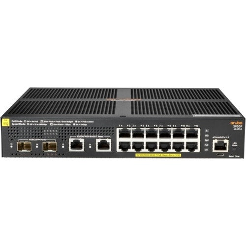 ARUBA 2930F 12G POE+ SWITHC