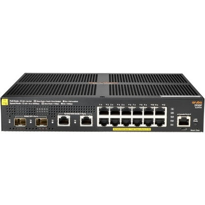 ARUBA 2930F 12G POE+ SWITHC