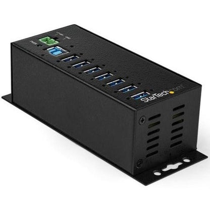 StarTech.com 7 Port USB Hub w/ Power Adapter - Metal Industrial USB 3.0 Data Hub