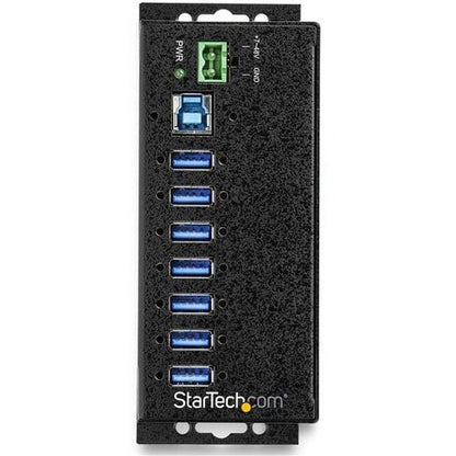 StarTech.com 7 Port USB Hub w/ Power Adapter - Metal Industrial USB 3.0 Data Hub