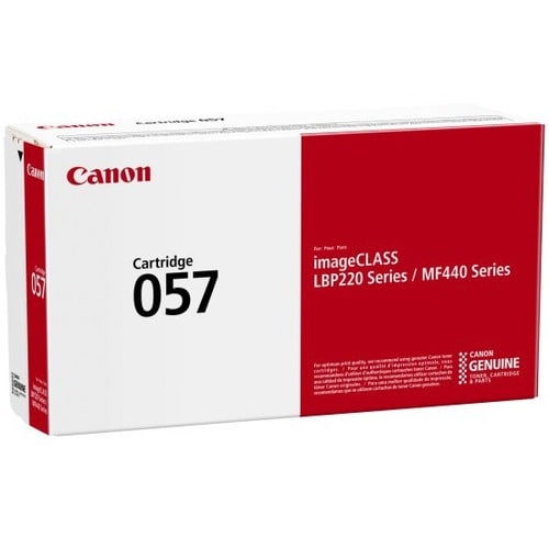 Canon 057 Original Laser Toner Cartridge - Black - 1 Pack -