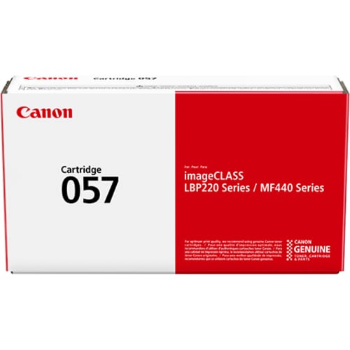 Canon 057 Original Laser Toner Cartridge - Black - 1 Pack -