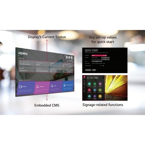 Écran d'affichage numérique LG 55SVH7F-A - 55" (1397 mm) LCD