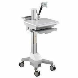 Chariot informatique à bras articulé simple Amer Mounts