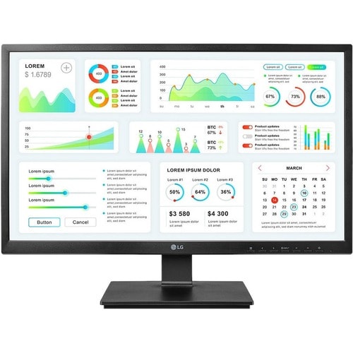LG 24CK550Z-BP All-in-One Zero Client Tera2321 - Matte Black - Teradici Chip - 512 MB RAM