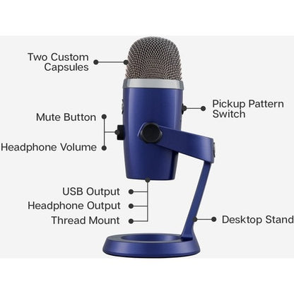 Blue Yeti Nano Wired Condenser Microphone