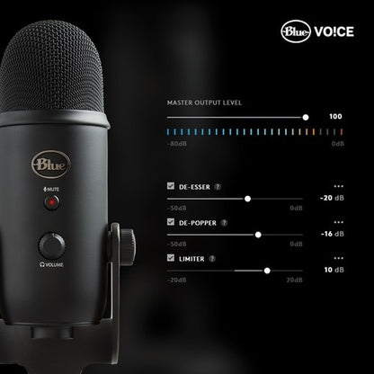 Blue Yeti Wired Condenser Microphone - Stereo