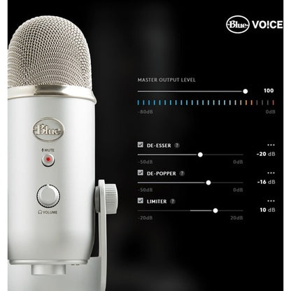 Blue Yeti Wired Condenser Microphone - Stereo