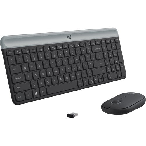 Logitech MK470 Slim Wireless Keyboard and Mouse Combo - Modern Compact