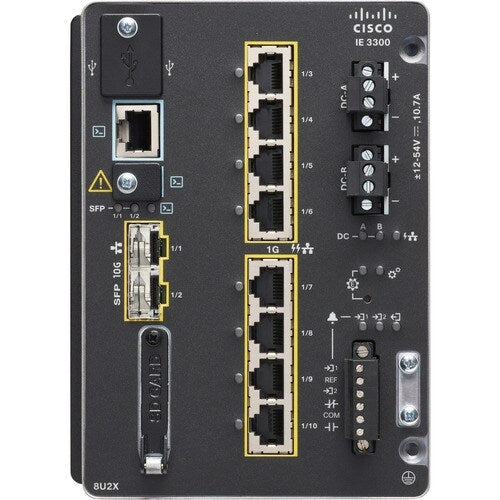 CATALYST IE3300 WITH 8 GE POE/POE+  2 GE SFP MODULAR NA