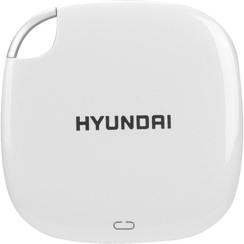 SSD EXTERNO HYUNDAI DE 1 TB USB 3.1 TIPO C - 5 AÑOS DE GARANTÍA - BLANCO