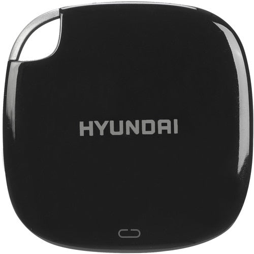 SSD EXTERNO HYUNDAI DE 500 GB USB 3.1 TIPO C - 5 AÑOS DE GARANTÍA - NEGRO