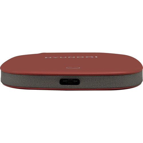SSD EXTERNO HYUNDAI DE 500 GB USB 3.1 TIPO C - 5 AÑOS DE GARANTÍA - ROJO