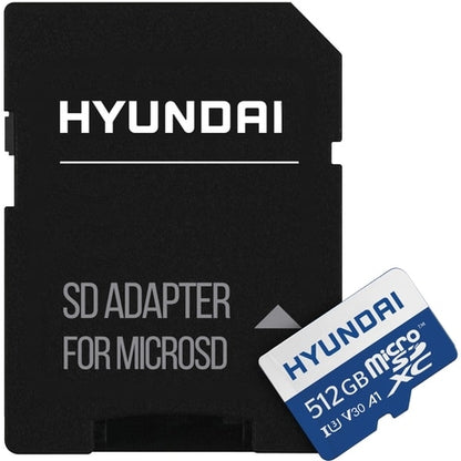 HYUNDAI 512GB 4K MICRO SDXC LIFETIME WARRANTY C10 UHS U3 A2