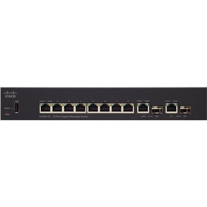 SG350-10 CONMUTADOR ADMINISTRADO DE 10 PUERTOS GIGABIT