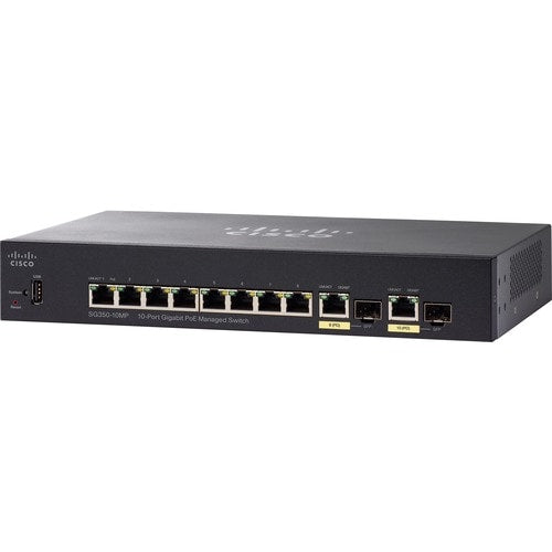 SG350-10MP CONMUTADOR ADMINISTRADO POE DE 10 PUERTOS GIGABIT