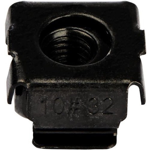 Écrous cage StarTech.com 10-32 - Paquet de 50 - Noir (CABCAGENUTS1032) - Thi
