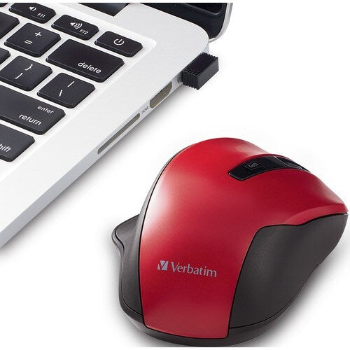 SOURIS ERGONOMIQUE SILENCIEUSE WL LED BLEUE MULTI 4 ROUGE