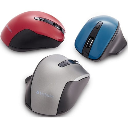 SOURIS ERGONOMIQUE SILENCIEUSE MULTI-4 LED BLEUE BLEUE FONCÉE