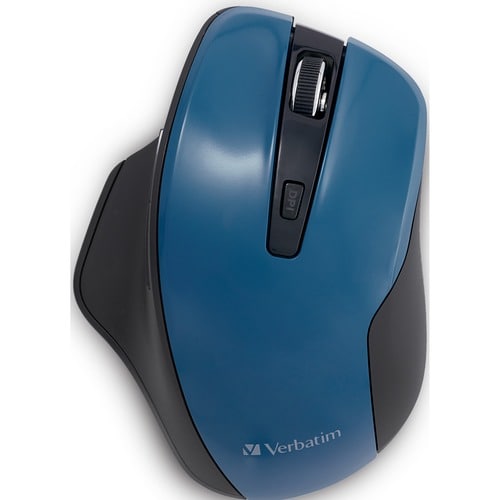 SOURIS ERGONOMIQUE SILENCIEUSE MULTI-4 LED BLEUE BLEUE FONCÉE