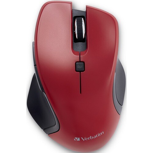 Verbatim USB-C™ Wireless Blue LED Mouse - Red