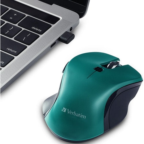 Verbatim USB-C™ Wireless Blue LED Mouse - Teal