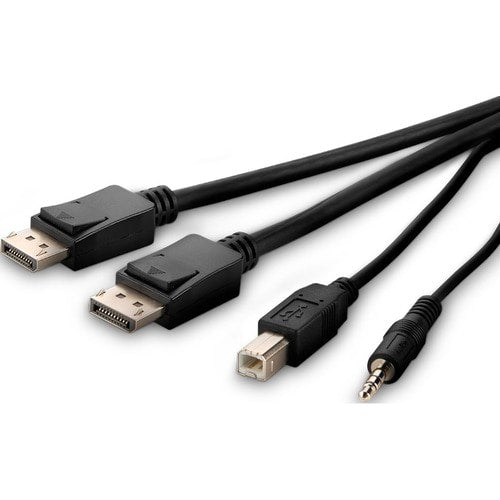 Belkin Dual MiniDP to DP + USB A/B + Audio Passive Combo KVM Cable