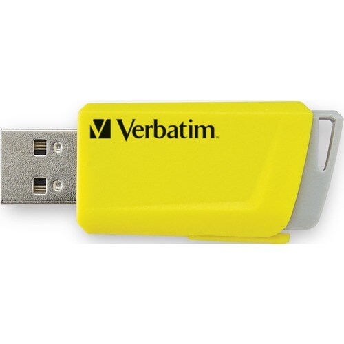2PK 16GB STORE N CLICK USB MULTI 8 FLASH DRIVE BLUE YELLOW