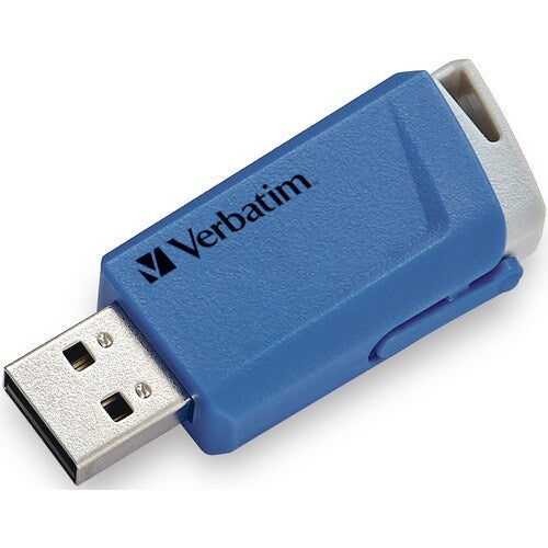 2PK 16GB STORE N CLICK USB MULTI 8 FLASH DRIVE BLUE YELLOW