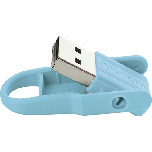 2PK 16GB STORE N FLIP USB FLASH MULTI 8 DRIVE BERRY BLUE