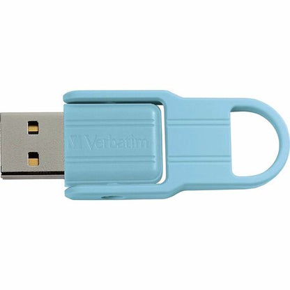 2PK 16GB STORE N FLIP USB FLASH MULTI 8 DRIVE BERRY BLUE