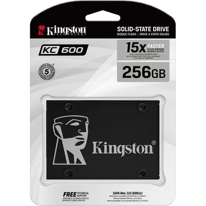 256GB SSD KC600 SATA3 2.5 ONLY DRIVE