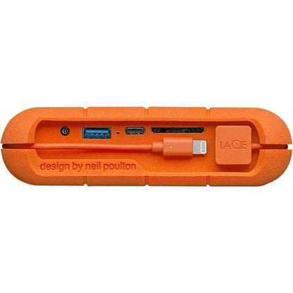 SSD LACIE RUGGED BOSS DE 1 TB CON USB 3.1 TIPO C, RPM 2.5SE